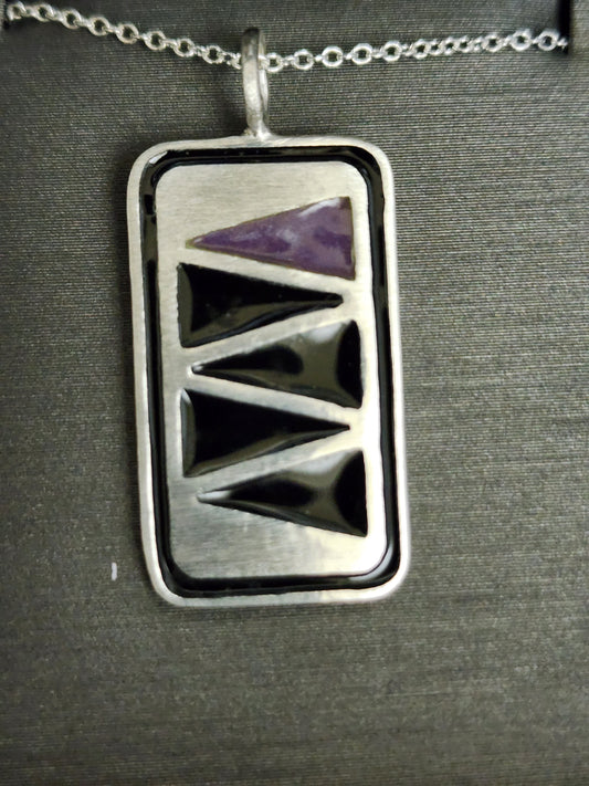 Custom Enameled Pendant